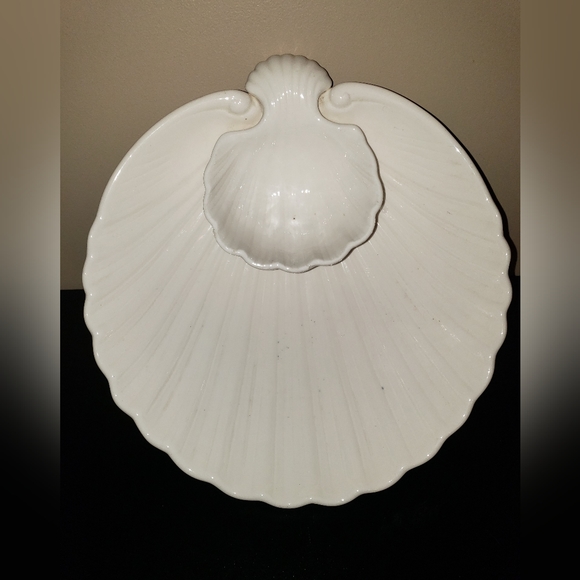 Fitz and Floyd Dining Fitz And Floyd Clamshell Dip And Chip Bowl 97s Vintage Poshmark